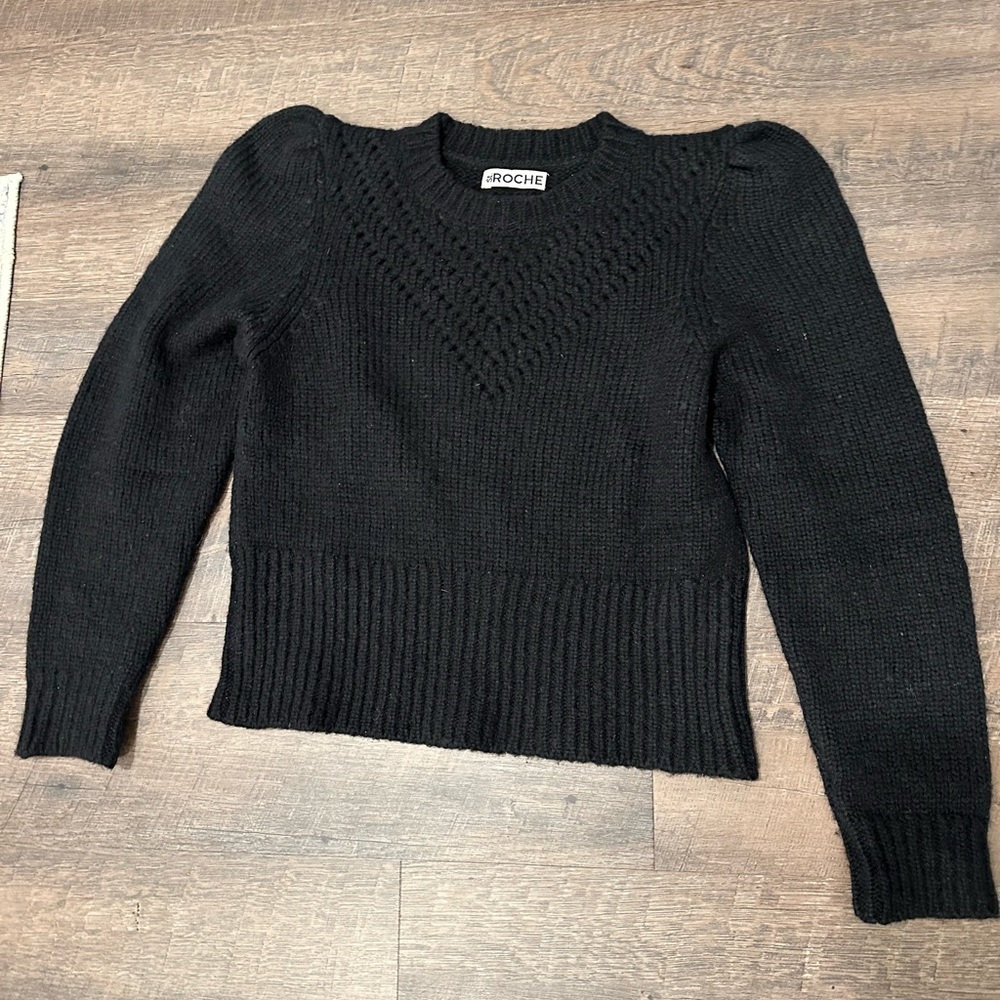 St Roche Sissy Sweater in Black size small